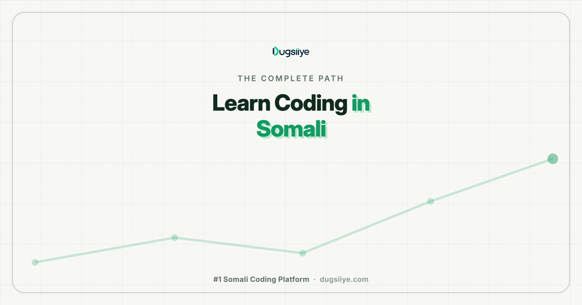 Learn Coding in Somali: The Complete Path from Zero to AI Engineer