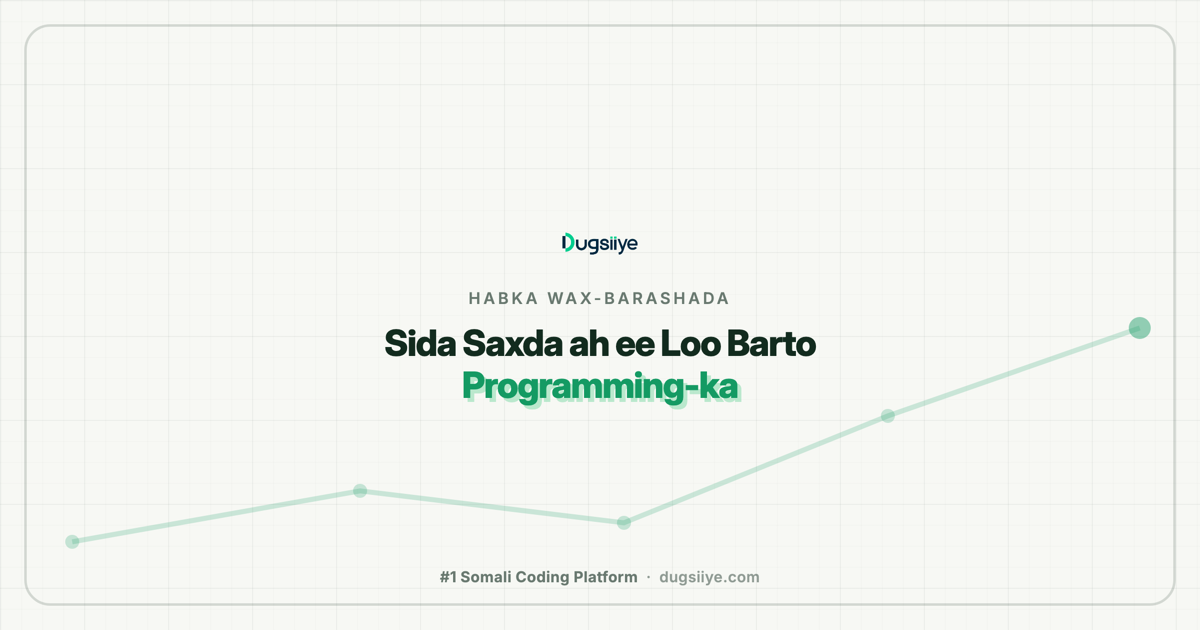 Sida Saxda ah ee Loo Barto Programming-ka: Khaladaadka Joogtada ah iyo Xalkooda