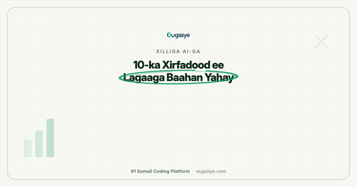 10-ka Soft Skills ee Lagaaga Baahan Yahay Xilliga AI-ga